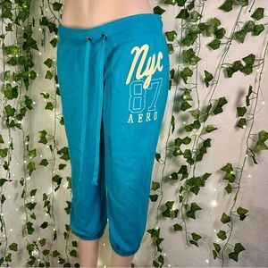 Aeropostale Teal Cropped Pants